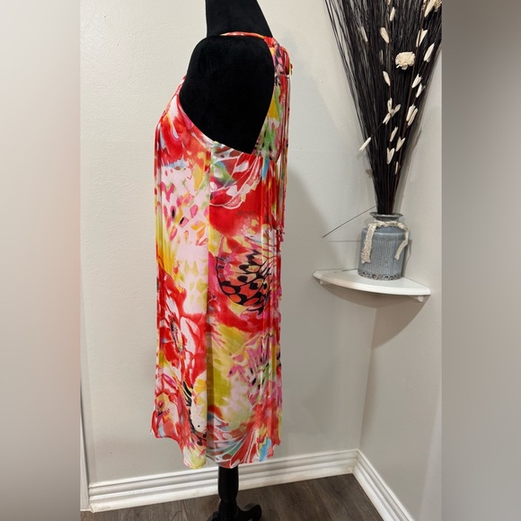 B. Darlin 70's Vibe women’s Halter Dress Beaded neckline Dress - Size 3/4 - Picture 3 of 10